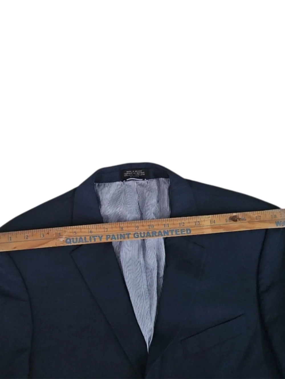 Tommy Hilfiger Wool Blazer 42S Navy 2 Button Tailored Classic Jacket